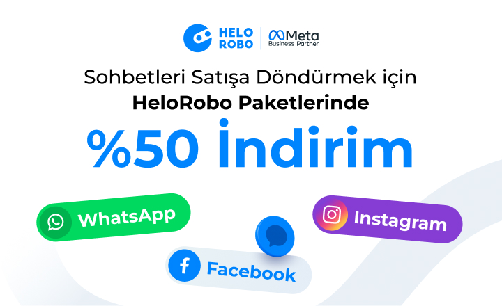 T-Soft Müşterilerine Özel HeloRobo Paketlerinde %50 İndirim