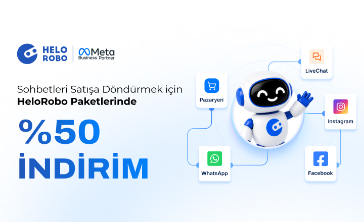 T-Soft Müşterilerine Özel HeloRobo Paketlerinde %50 İndirim